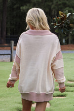 No Days Wasted Sweatshirt in Cream/Taupe