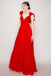 Stunning Sights Maxi Dress in Red