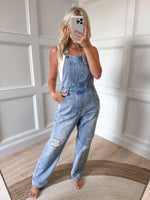 Tied To You Overalls in Denim