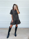 On The Prowl Dress in Brown