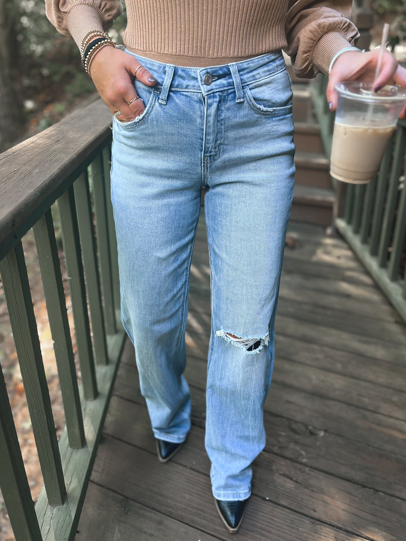 Going Forward Wide Leg Jeans