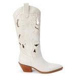 Alice Vintage  Boots in White