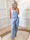 Hype You Up Overalls in Denim