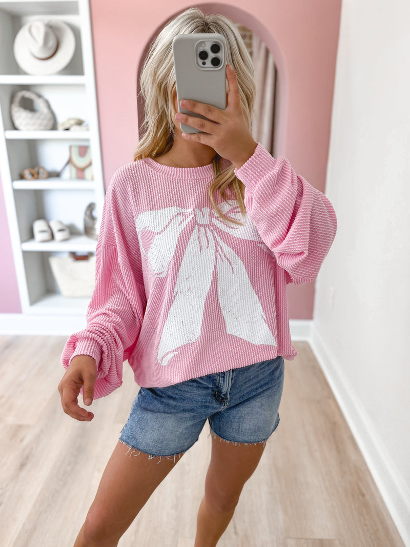 Pretty Little Thing Sweatshirt in Pink