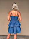 Hang Around Dress in Denim