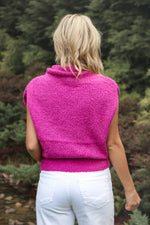 Especially True Sweater Tank in Pink