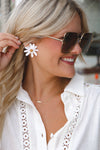 Daisy Stud Earrings - 2 Sizes