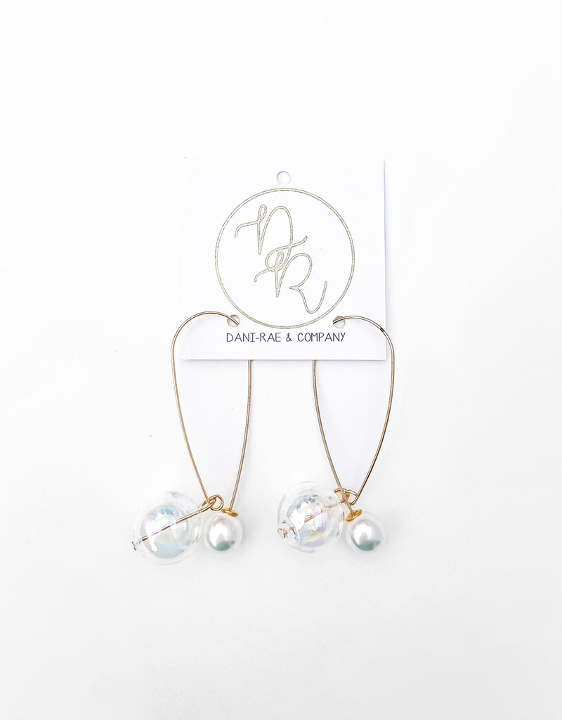 Love Letters Earrings in Gold