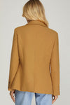 Tour The City Blazer in Camel