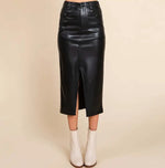 Ready To Rally Midi Skirt in Black