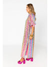 Leighton Loving Me Midi Dress in Multi Color