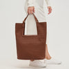 Aiden Tote Bag in Brown