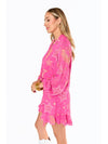 Jace Baton Rouge Romper in Pink