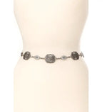 Stop The Show Belt in Silver