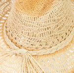 By The Beach Straw Hat in Cream/Khaki
