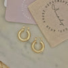 Of The Essence Hoop Earrings in Gold