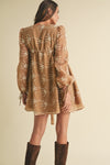 Calming Presence Dress in Camel