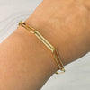 Perfect Clip Chain Bracelet in Gold