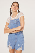 Born In The USA Overalls in Denim