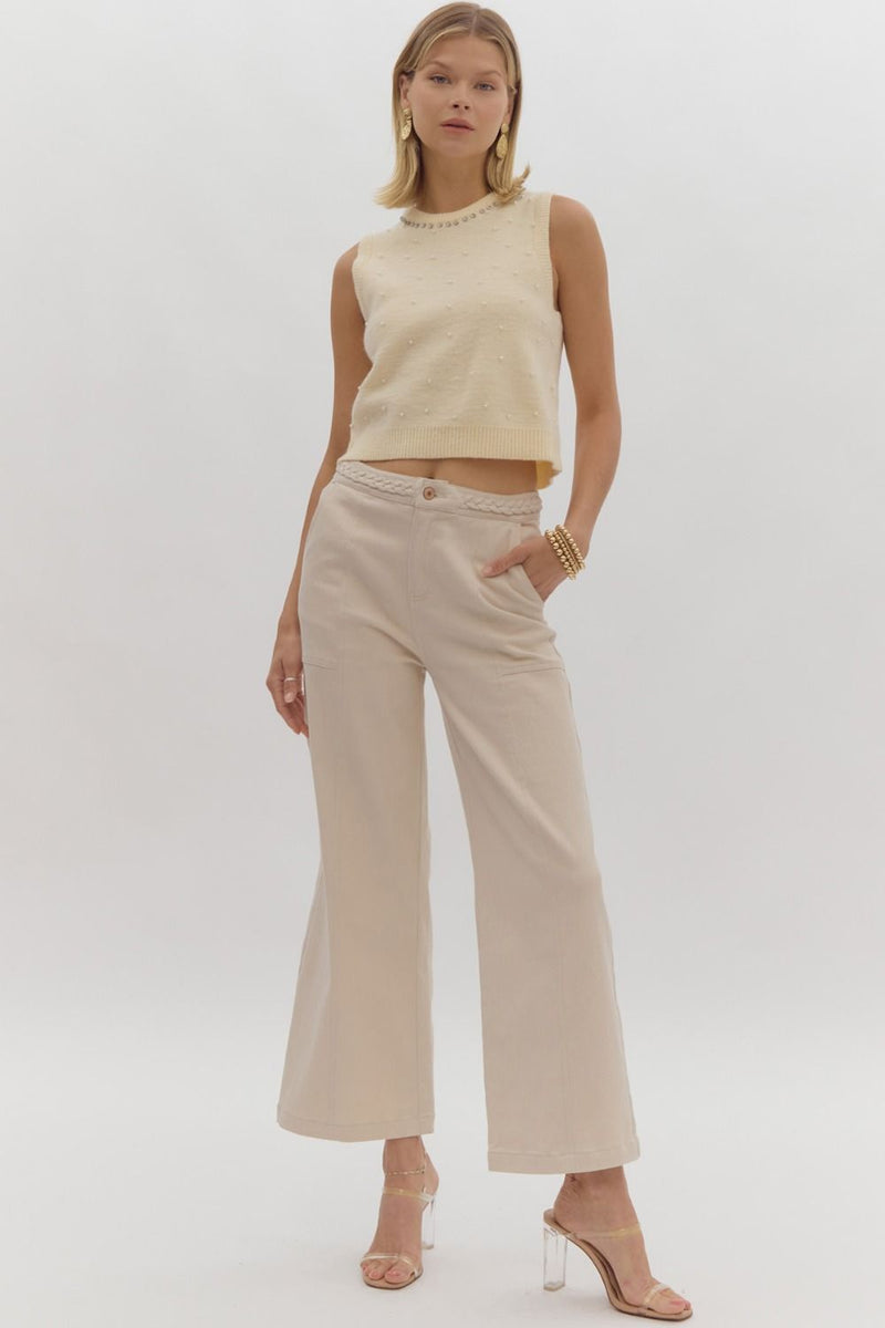 Step Up Pants in Cream