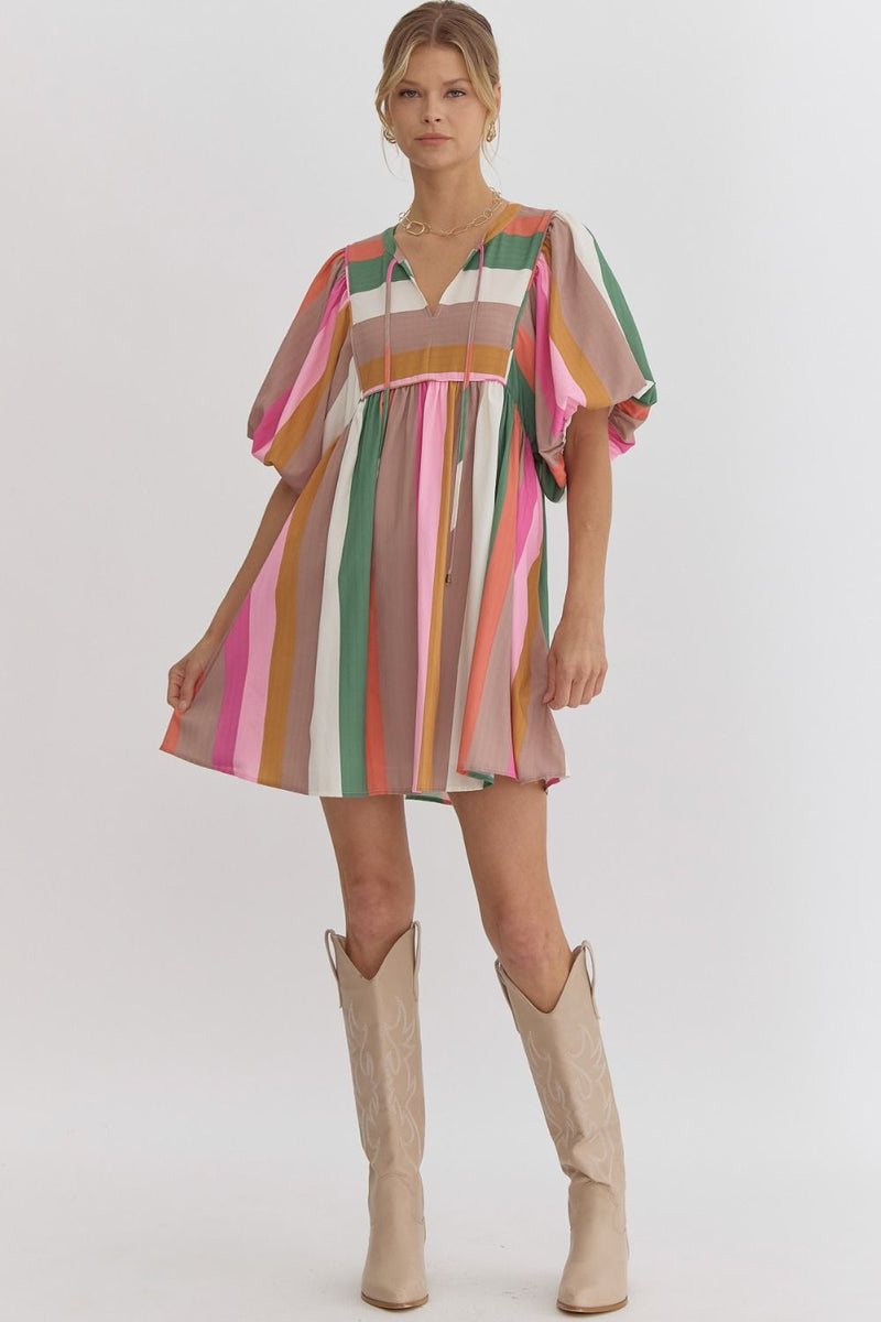 Double The Fun Dress in Multi Color