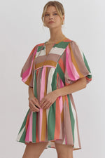 Double The Fun Dress in Multi Color