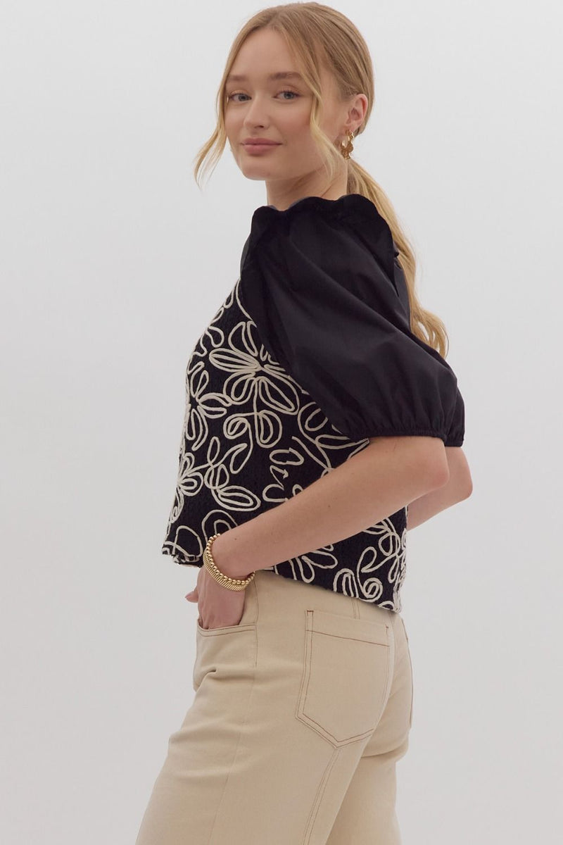 Road Ahead Top in Black