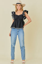 Best Of Days Top in Black