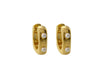 Top Notch Huggie Hoop Earrings in Gold