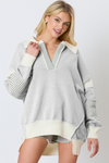 No Days Wasted Sweatshirt in Heather Grey/Ivory