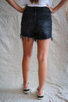 Be My Forever Denim Shorts in Black