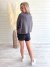 Sunday Snooze Pullover in Charcoal