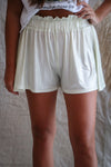 Shine Time Shorts in Off White