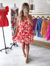 Hello Sunshine Dress In Ivory/Red is