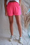 Stepping Up Shorts in Pink