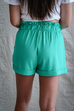 Stepping Up Shorts in Jade