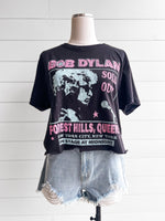 Bob Dylan Graphic Tee in Black