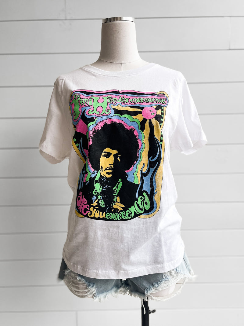Jimi Hendrix Experience Graphic Tee in White