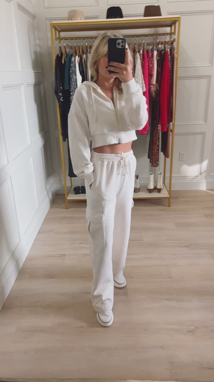 Moving Different Pants in Cream
