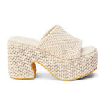 Como Platform Heels in Ivory