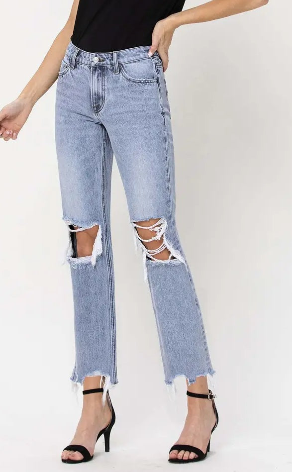 Pep In Your Step Straight Jeans