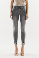 Up From Here Skinny Jeans in Grey