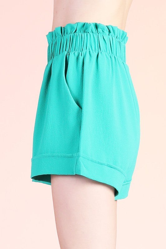 Stepping Up Shorts in Jade