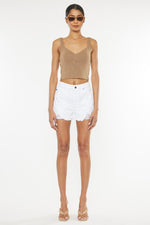 Concert Ready Denim Shorts in White