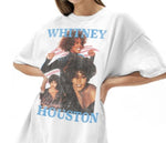 Whitney Houston Graphic Tee in White