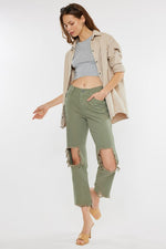 Here We Go Jeans in Olive