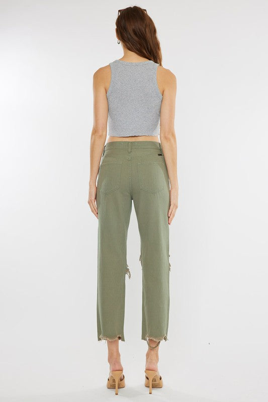 Here We Go Jeans in Olive