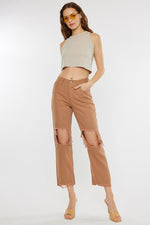 Here We Go Jeans in Camel