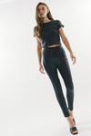 Catch The Vibe Skinny Jeans in Black