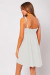 Stay in Touch Dress in White